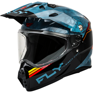 Fly Racing Trekker Kryptek Conceal Helmet (2024) - Slate/Black/Red